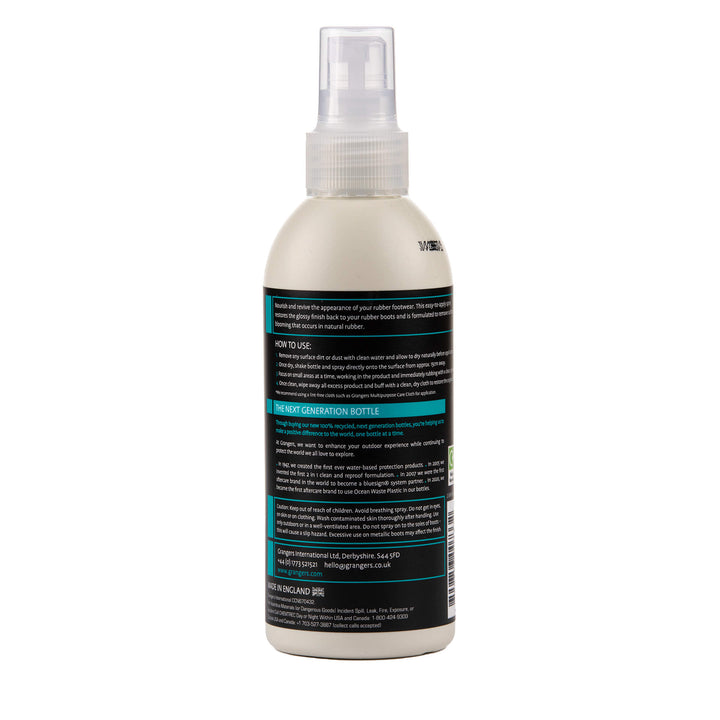 Unisex Grainger Black Rubber Boot Care Spray Xtratuf UK